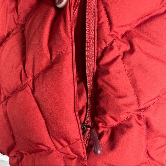 REI Women's Therum Down Filled Puffer Vest Orange Rust Red Size L - Picture 6 of 7